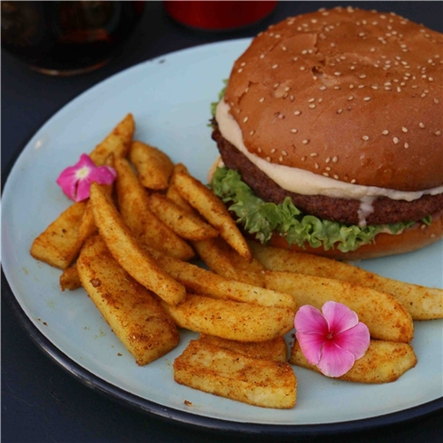 چیز برگر وگن